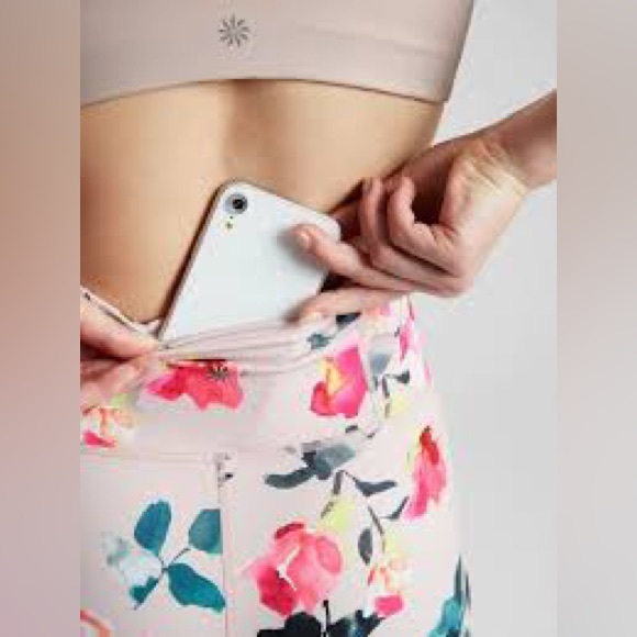 Athleta Painted Flower Elation 7/8 Leggings - Picture 3 of 6